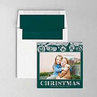 Holiday Photo Mount Cards by Designers' Fine Press (Tree Trimming)