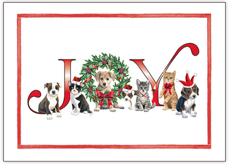 Charitable Holiday Greeting Cards by Good Cause Greetings - Joy