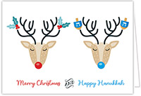 Interfaith Holiday Greeting Cards by MixedBlessing (Reindeer Fun)