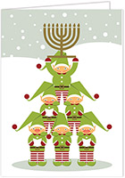 Interfaith Holiday Greeting Cards by MixedBlessing (Singing Elves)