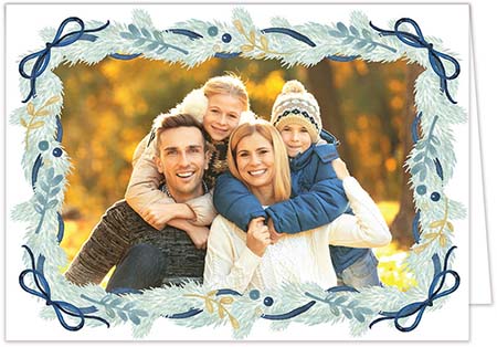 Digital Holiday Photo Cards by PicMe Prints (Fanciful Garland)