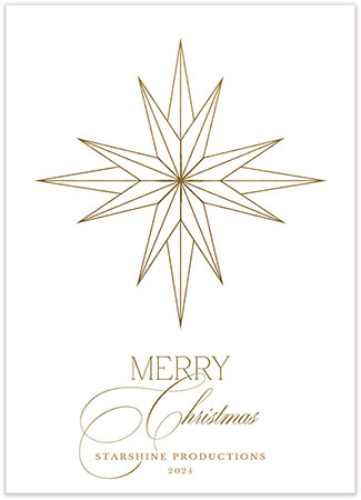 Holiday Greeting Cards by PicMe Prints (Starshine Foil Pressed)