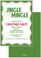 Holiday Invitations by PicMe Prints (Double Thin Wave Border)