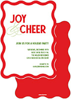 Holiday Invitations by PicMe Prints (Wave Border)