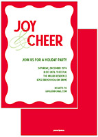 Holiday Invitations by PicMe Prints (Wave Border)