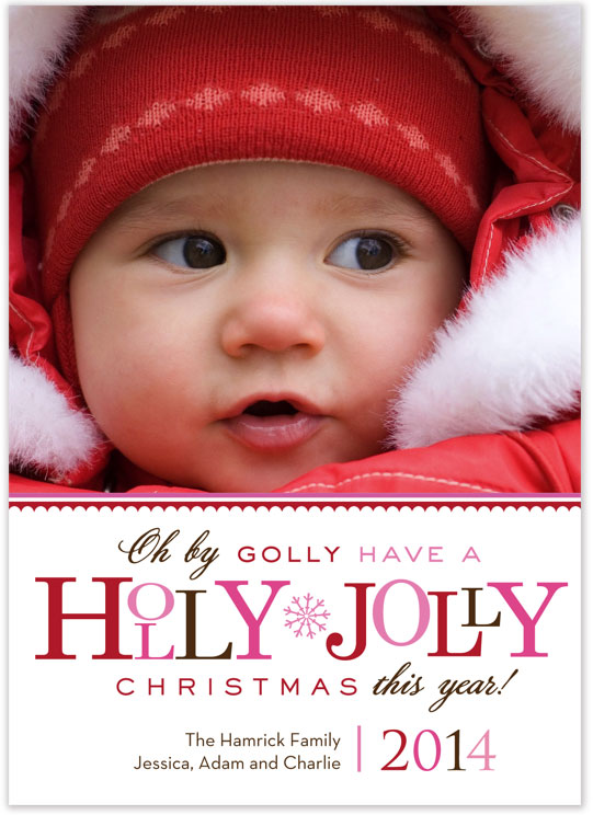 Digital Holiday Photo Cards by Stacy Claire Boyd (Jolly Holiday): More ...