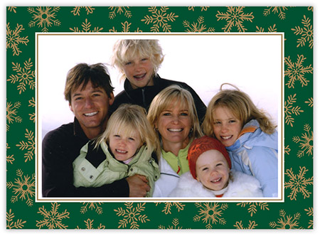 Holiday Photo Mount Cards by Stacy Claire Boyd (Fanciful Snowflakes - Create-Your-Own)