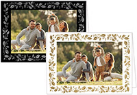 Holiday Photo Mount Cards by Stacy Claire Boyd (Classic Holly Foil)