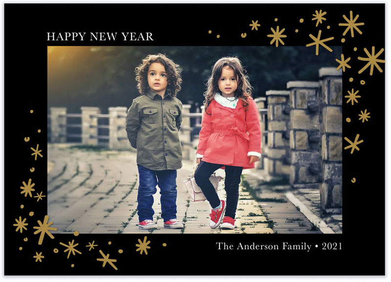 Digital Holiday Photo Cards by Tumbalina - Merry Christmas Sprigs