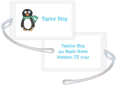 Kelly Hughes Designs - Luggage/ID Tags (Winter Penguin)