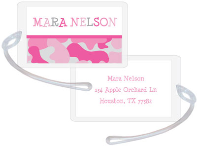 Kelly Hughes Designs - Luggage/ID Tags (Pink Camo)