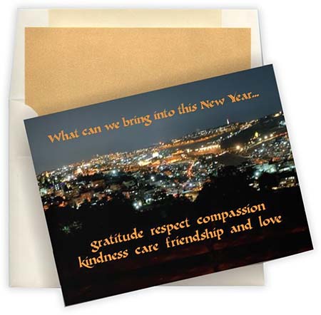 Jewish New Year Cards by Designer's Connection - Ingredients For A Mindful 5785