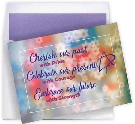 Jewish New Year Cards by Designer's Connection - Cherish Celebrate Embrace