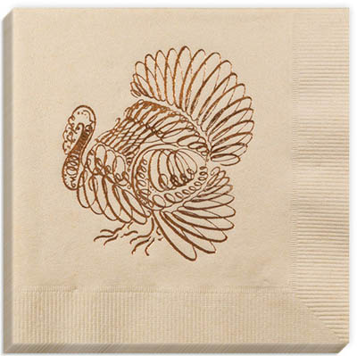 Turkey Art Beverage Napkins