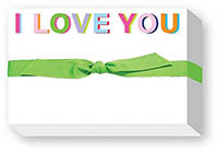 Big & Bold Notepads by Donovan Designs (I Love You)