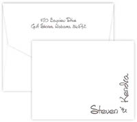 Blissful Correspondence Cards by Embossed Graphics