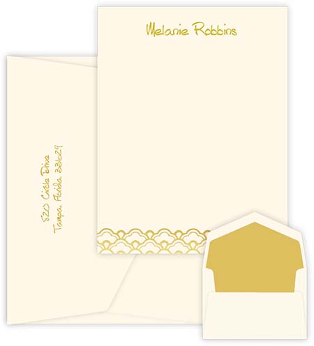 Centric Correspondence Cards by Embossed Graphics