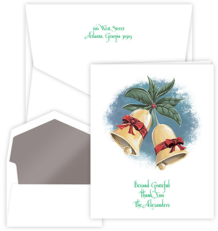 Holiday Bells Note Cards by Embossed Graphics