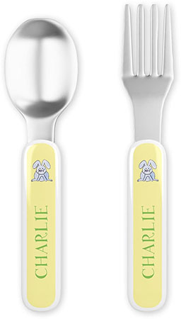 Fork and Spoon Utensil Sets by Kelly Hughes Designs (Easter)