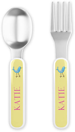 Fork and Spoon Utensil Sets by Kelly Hughes Designs (For The Birds)