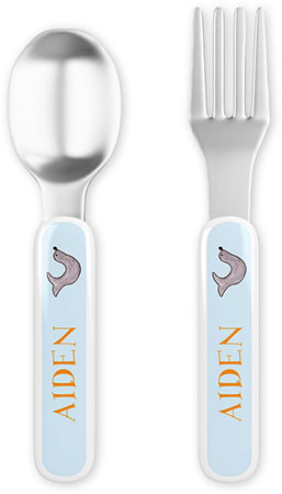 Fork and Spoon Utensil Sets by Kelly Hughes Designs (Zoo)