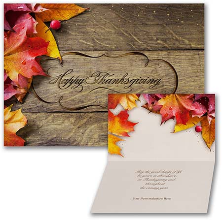 Thanksgiving Greeting Cards by Carlson Craft - Enduring Holiday