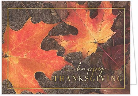 Thanksgiving Greeting Cards by Carlson Craft - Autumn Color