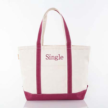 Single Medium Canvas Tote Bags by CB Station