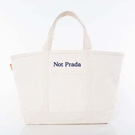 My Other Bags Are Prada Canvas Bag