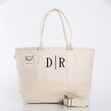 MONOGRAM UTILITY TOTE