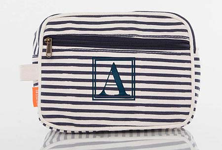 Navy Stripes Travel Kits by CB Station