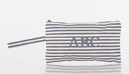 Stripes Gray Clutch Bags by CB Station