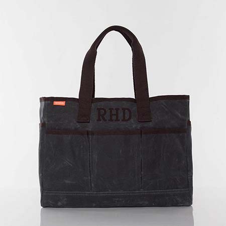 Slate Waxed Utility Tote Bags by CB Station