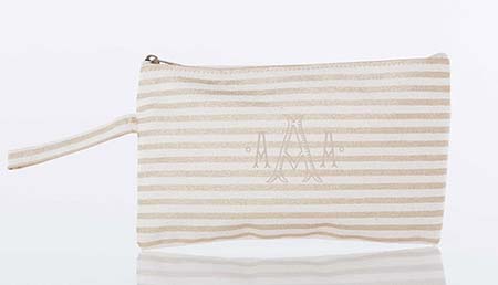 Stripes Gold Clutch Bags by CB Station