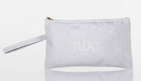 Metallic Silver Clutch Bags by CB Station