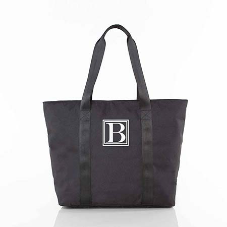 Black Motion Tote Bags by CB Station