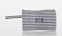 Stripes Navy Clutch Bags by CB Station