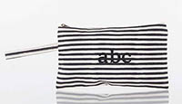 Stripes Black Clutch Bags by CB Station