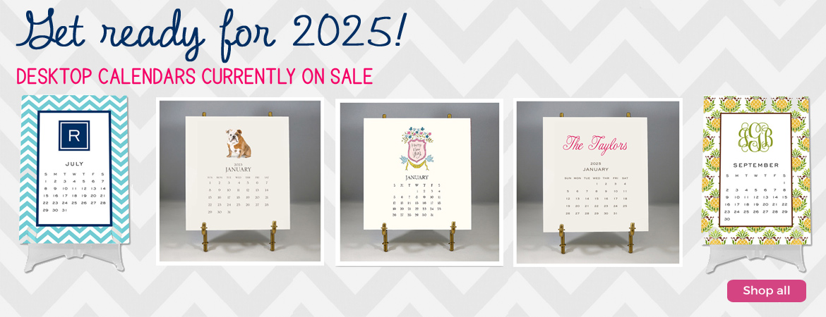 CURRENTLY ON SALE: 2025 Desktop Calendars